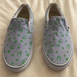 Vans blue slip on men size 10